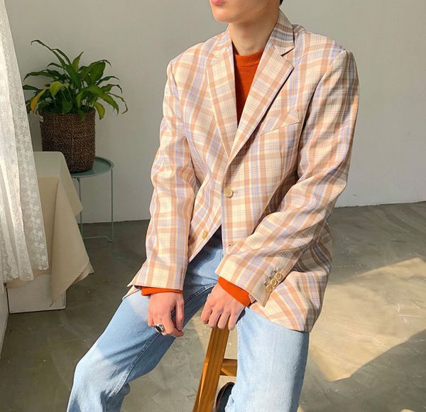 2020 spring and autumn new youth popular men's color matching single-breasted loose suit fashion casual jacket khaki m-xl, White;black
2020 spring and autumn new youth popular men's color matching single-breasted loose suit fashion casual jacket khaki m-xl, White;black