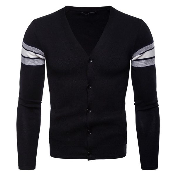 2020 new fashion v neck male cardigans casual single breasted cardigans outwear comfort knitted sweaters for men slim fit coats, White;black
2020 new fashion v neck male cardigans casual single breasted cardigans outwear comfort knitted sweaters for men slim fit coats, White;black