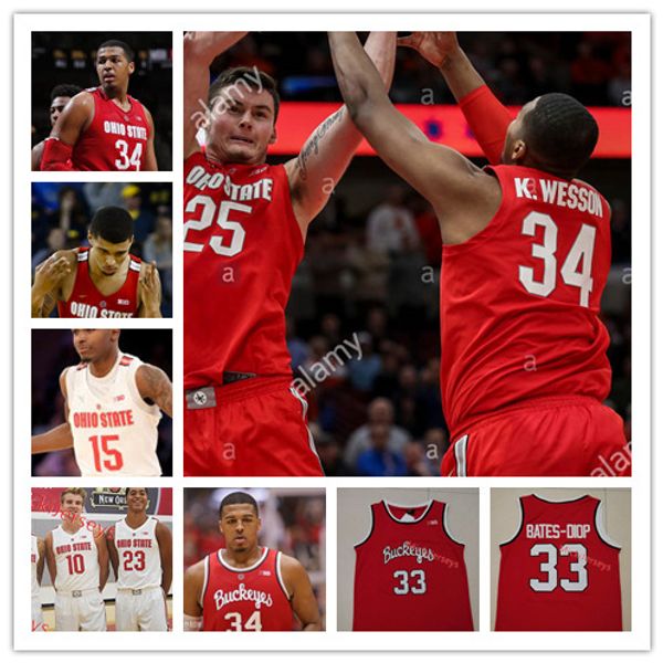 mens #34 kaleb wesson ohio state buckeyes basketball jersey #33 keita bates-diop #4 aaron craft #22 jim jackson ohio state jersey s-3xl, Black
mens #34 kaleb wesson ohio state buckeyes basketball jersey #33 keita bates-diop #4 aaron craft #22 jim jackson ohio state jersey s-3xl, Black