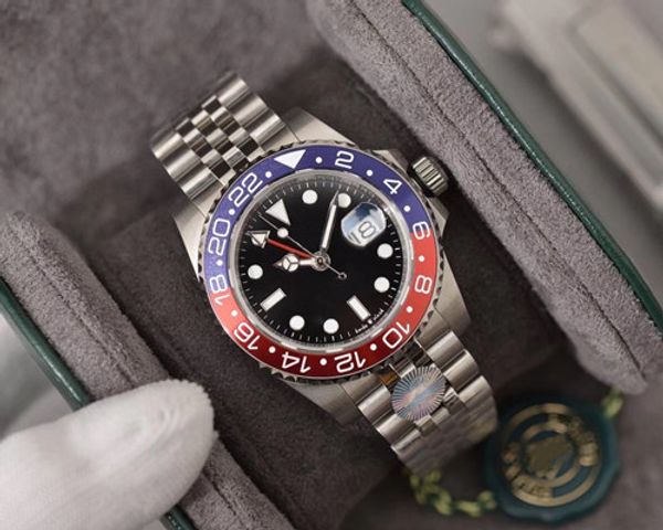 luxury men's watch automatic mechanical movement 40mm ceramic word ring 361l fine steel strap scratch resistant sapphire crystal glass, Slivery;brown
luxury men's watch automatic mechanical movement 40mm ceramic word ring 361l fine steel strap scratch resistant sapphire crystal glass, Slivery;brown
