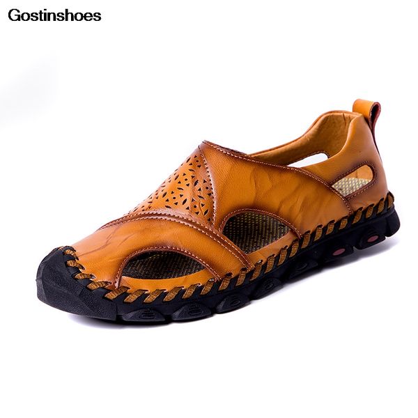 chappal for men sandel for men soft sole 46 size closed toe hollow leather shoes sandalia masculina sandals, Black
chappal for men sandel for men soft sole 46 size closed toe hollow leather shoes sandalia masculina sandals, Black