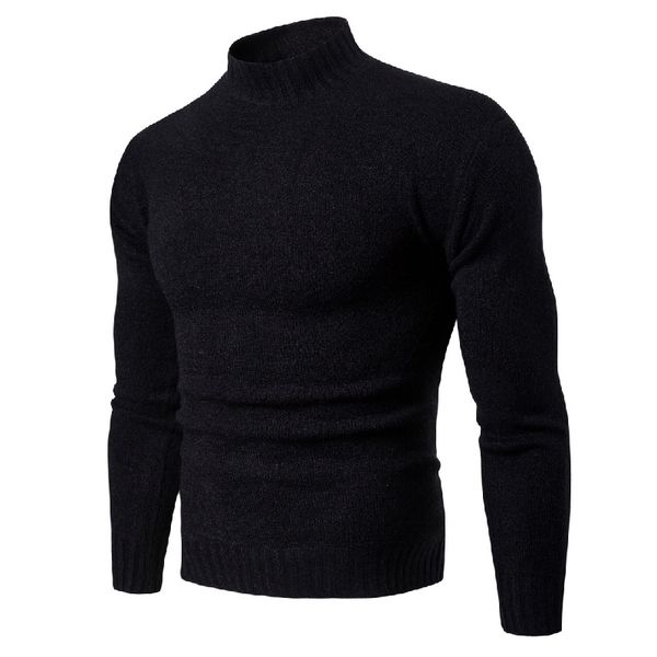 men's turtleneck pullover sweaters winter casual solid knitting men sweaters 2019 new cotton slim black turtleneck sweater man, White;black
men's turtleneck pullover sweaters winter casual solid knitting men sweaters 2019 new cotton slim black turtleneck sweater man, White;black