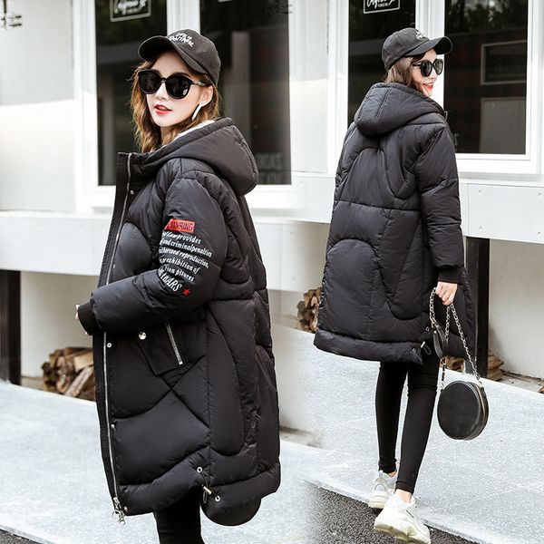 nice jacket women winter fashion warm thick solid long style cotton padded parkas coat hooded, Black
nice jacket women winter fashion warm thick solid long style cotton padded parkas coat hooded, Black