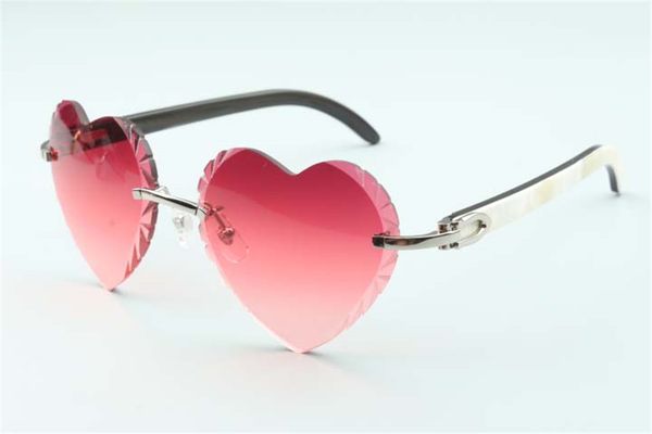 direct sales new heart shaped cutting lens sunglasses 8300687, natural white & black hybrid buffalo horn temples size: 58-18-140 mm
direct sales new heart shaped cutting lens sunglasses 8300687, natural white & black hybrid buffalo horn temples size: 58-18-140 mm