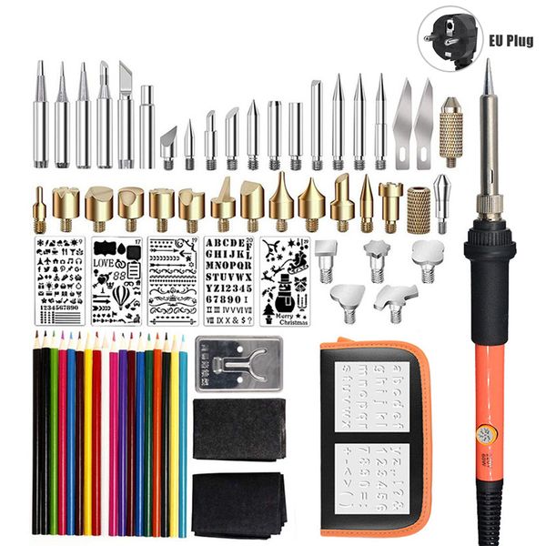 71 pcs/set 110v wood carving pen burning set electric soldering iron set pyrography tools kit ud88
71 pcs/set 110v wood carving pen burning set electric soldering iron set pyrography tools kit ud88