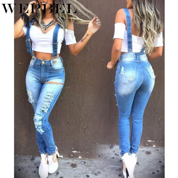 wepbel women's jeans ripped vintage strap denim pencil pants slim-fit casual mid waist hole bleached jeans, Blue
wepbel women's jeans ripped vintage strap denim pencil pants slim-fit casual mid waist hole bleached jeans, Blue