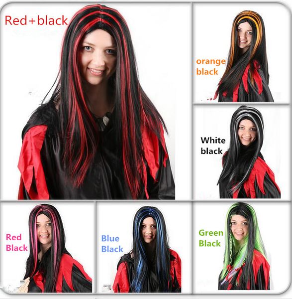 2017 carnival party cosplay witch cosplay wigs for halloween cos party supplies 5 colors lady women wigs costumes
2017 carnival party cosplay witch cosplay wigs for halloween cos party supplies 5 colors lady women wigs costumes