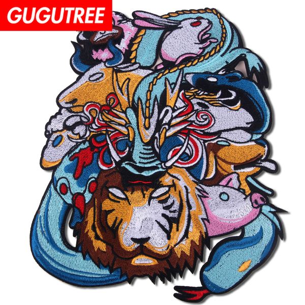 gugutree embroidery big tiger patch animal cartoon patches badges applique patches for clothing fd-13, Black
gugutree embroidery big tiger patch animal cartoon patches badges applique patches for clothing fd-13, Black