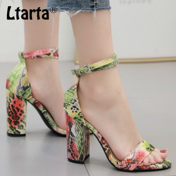 dress shoes ltarta 2021 summer open-toe women's colorful snake pattern with thick high-heeled sandals cwf, Black
dress shoes ltarta 2021 summer open-toe women's colorful snake pattern with thick high-heeled sandals cwf, Black