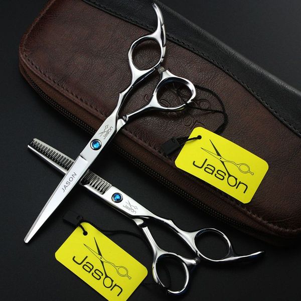 jason ha-03 6.0/5.5 inch 62hrc hardness 6cr stainless steel 2 hair scissors kit with 2 comb hair scissors set
jason ha-03 6.0/5.5 inch 62hrc hardness 6cr stainless steel 2 hair scissors kit with 2 comb hair scissors set
