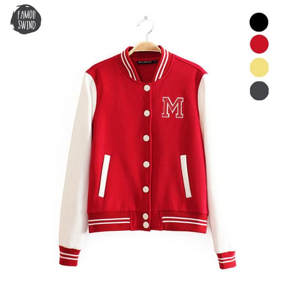 classical bolero bomber ladies jacket women coat female autumn cardigan team patchwork o neck drop shipping, Black;brown
classical bolero bomber ladies jacket women coat female autumn cardigan team patchwork o neck drop shipping, Black;brown