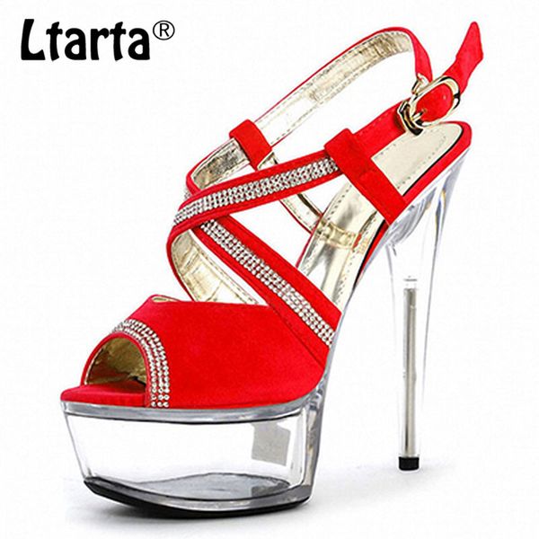 ltarta 15cm heels new style night club thin heel female waterproof platform high heel model walk show sandals lyp, Black
ltarta 15cm heels new style night club thin heel female waterproof platform high heel model walk show sandals lyp, Black