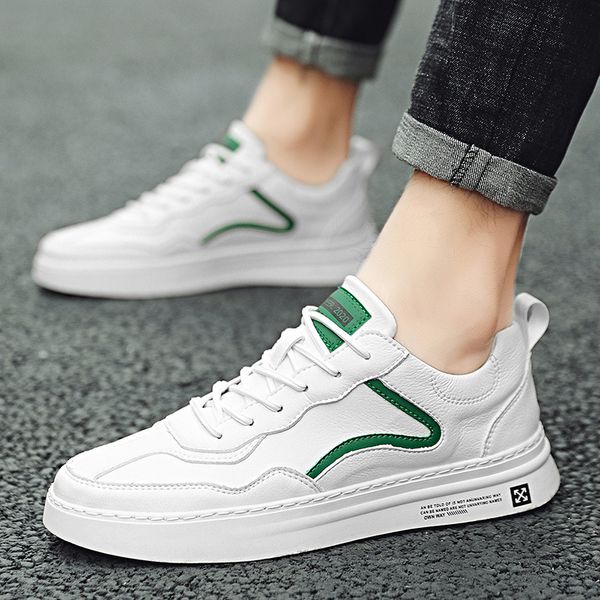 online celebrity men's shoes spring trendy shoes 2020 new style korean-style-style leather white men's casual summer breat, Black
online celebrity men's shoes spring trendy shoes 2020 new style korean-style-style leather white men's casual summer breat, Black