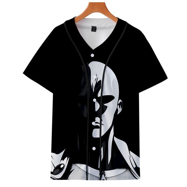one punch man season 2 3d print baseball t-shirts women/men fashion summer short sleeve tshirt 2019 casual streetwear clothes, White;black 
one punch man season 2 3d print baseball t-shirts women/men fashion summer short sleeve tshirt 2019 casual streetwear clothes, White;black