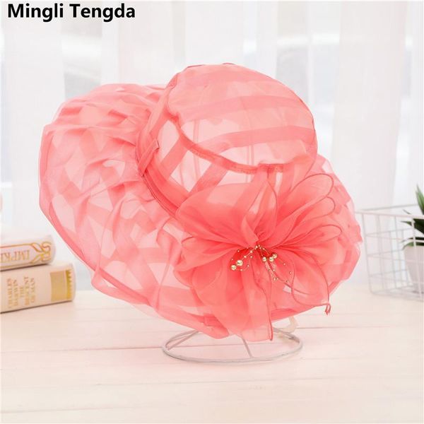 mingli tengda organza elegant wedding summer hat flower bridal hats wedding hats fascinators chapeau mariage wedding accessories oreds, White
mingli tengda organza elegant wedding summer hat flower bridal hats wedding hats fascinators chapeau mariage wedding accessories oreds, White