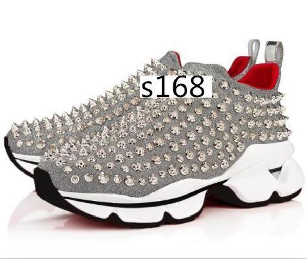 with box krystal spike sock donna flat neoprene sneakers designer luxury mens red bottoms shoes womens red sole shoes 8, Black
with box krystal spike sock donna flat neoprene sneakers designer luxury mens red bottoms shoes womens red sole shoes 8, Black