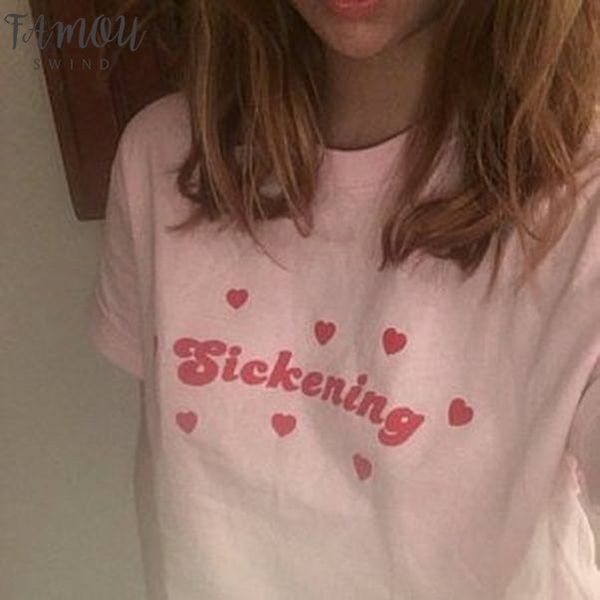 sickening aesthetic pink t shirt women tumblr fashion cute tee shirt camiseta rosa feminina white heart graphic tees
sickening aesthetic pink t shirt women tumblr fashion cute tee shirt camiseta rosa feminina white heart graphic tees