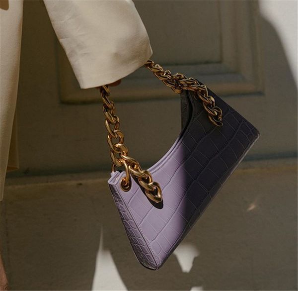 european and american designer handbag rough metal chain underarm bags street p burst crocodile design stick bag shoulder bag 4
european and american designer handbag rough metal chain underarm bags street p burst crocodile design stick bag shoulder bag 4