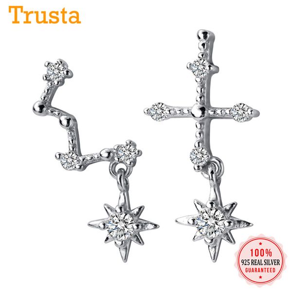 trustdavis genuine 925 sterling silver asymmetric constellation star dazzling cz stud earrings for women wedding jewelry ds2111, Golden;silver
trustdavis genuine 925 sterling silver asymmetric constellation star dazzling cz stud earrings for women wedding jewelry ds2111, Golden;silver
