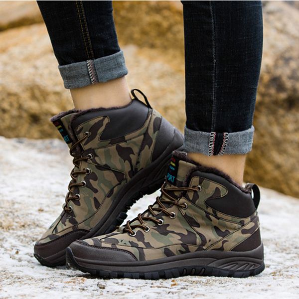 winter men's 2019 plush warm snow boots men's ankle boots snow warm fur men's shoes lace drive boots large size 39-46, Black
winter men's 2019 plush warm snow boots men's ankle boots snow warm fur men's shoes lace drive boots large size 39-46, Black