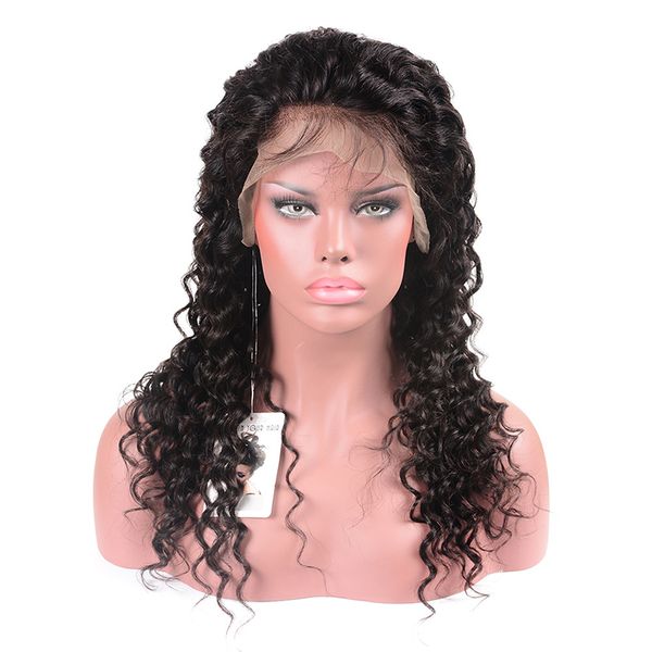 deep wave human hair lace front wigs 150% density natural black 1b# short long curly wigs for women
deep wave human hair lace front wigs 150% density natural black 1b# short long curly wigs for women