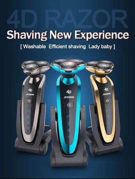 4d jingding waterproof men shavers man razor 3 blades electric rechargeable razor
4d jingding waterproof men shavers man razor 3 blades electric rechargeable razor