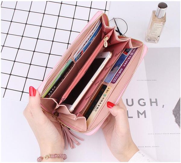 tassels zipper women wallet cards holder long letters lady purses money coin purse wristlet handbags female wallets bag pocket, Red;black
tassels zipper women wallet cards holder long letters lady purses money coin purse wristlet handbags female wallets bag pocket, Red;black