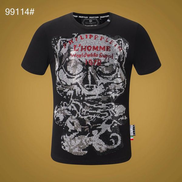 20ss women mens designer t shirts luxury phillip plain t shirt summer homme off black white skull superme tee bag tracksuits 17, White;black
20ss women mens designer t shirts luxury phillip plain t shirt summer homme off black white skull superme tee bag tracksuits 17, White;black