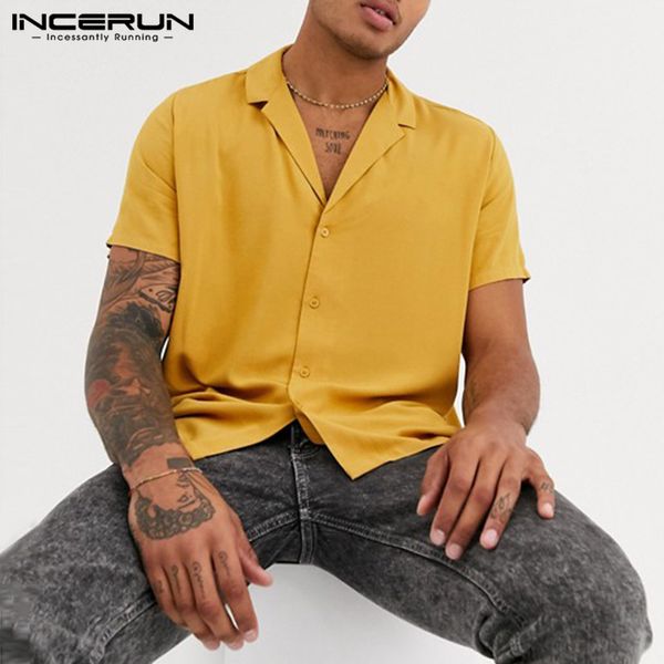 2020 men solid color buttons shirt short sleeve lapel shirt casual cotton retro blusa man vintage loose camisa summer blouse 3xl, White;black
2020 men solid color buttons shirt short sleeve lapel shirt casual cotton retro blusa man vintage loose camisa summer blouse 3xl, White;black