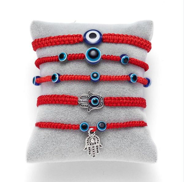 2020 blue turkish evil eye fatima friendship lucky bangles kabbalah religious hamsa hand charms bracelets red rope woven adjustable bracelet, Black
2020 blue turkish evil eye fatima friendship lucky bangles kabbalah religious hamsa hand charms bracelets red rope woven adjustable bracelet, Black