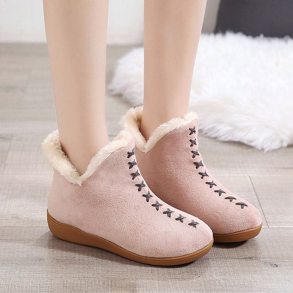 2019 winter new snow boots women's fashion simple solid color plus velvet warm and comfortable casual boots, Black
2019 winter new snow boots women's fashion simple solid color plus velvet warm and comfortable casual boots, Black