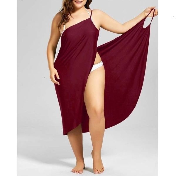 women clothes ladies dresses 2019 plus size 5xl casual beach wrap dress solid spaghetti straps cami dress for holiday swimwear vestidos, Black;gray
women clothes ladies dresses 2019 plus size 5xl casual beach wrap dress solid spaghetti straps cami dress for holiday swimwear vestidos, Black;gray