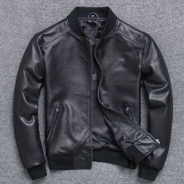 zvaqs men's genuine leather large size jackets brand vintage soft cowhide coats for male slim casual black jacket
zvaqs men's genuine leather large size jackets brand vintage soft cowhide coats for male slim casual black jacket