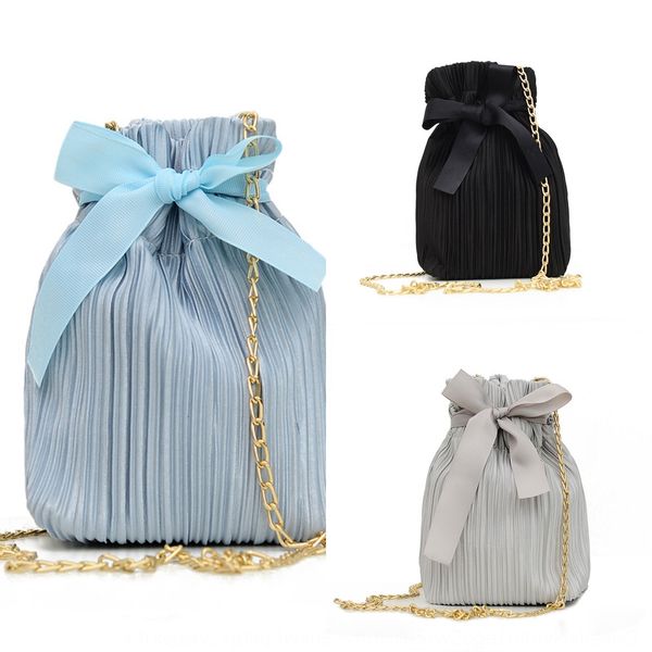 wrinkled small female 2020 silk bow bucket fashionable elegant temperament chain shoulder shoulder bag diagonal bag
wrinkled small female 2020 silk bow bucket fashionable elegant temperament chain shoulder shoulder bag diagonal bag