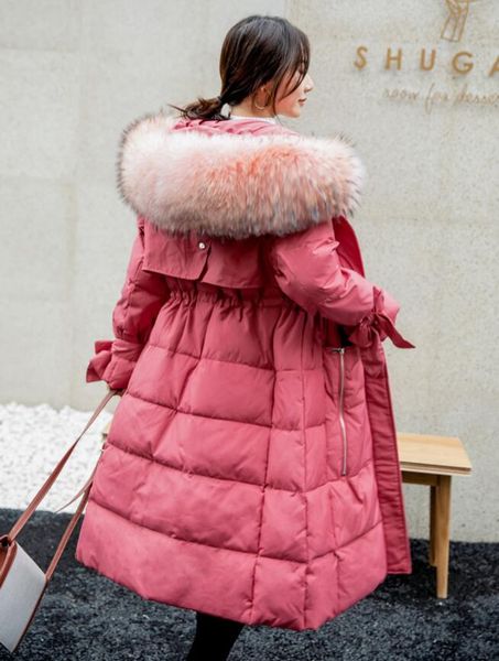 women's down & parkas 2021 winter jacket coat thick parka women long raccoon fur collar white duck hooded warm outerwear femme p1353, Black
women's down & parkas 2021 winter jacket coat thick parka women long raccoon fur collar white duck hooded warm outerwear femme p1353, Black