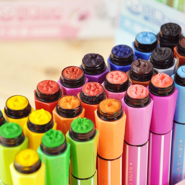 cute kids drawing pens stamp children seal washable watercolor pen graffiti art marker painting pen 12/18/24/36 color set
cute kids drawing pens stamp children seal washable watercolor pen graffiti art marker painting pen 12/18/24/36 color set