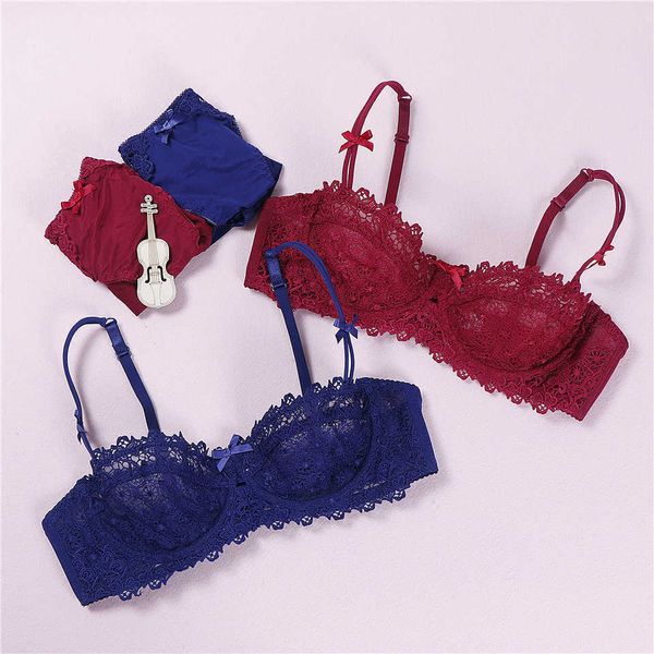thin cup new high waist bra & brief set underwear transparent temptation bra set for women lingerie bra set, Red;black
thin cup new high waist bra & brief set underwear transparent temptation bra set for women lingerie bra set, Red;black