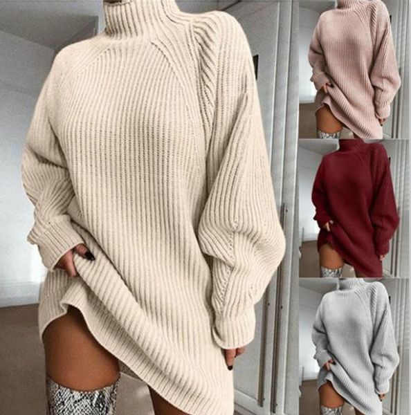 womens designer solid color sweaters casual loose long sleeved long sweaters dresses fashion high collar pullover sweaters, White;black
womens designer solid color sweaters casual loose long sleeved long sweaters dresses fashion high collar pullover sweaters, White;black
