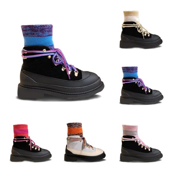 new designer women shoes fashion british boots round toe socks motorcycle boots lace-up fashion embroidered ankle boots size 35-40, Black
new designer women shoes fashion british boots round toe socks motorcycle boots lace-up fashion embroidered ankle boots size 35-40, Black