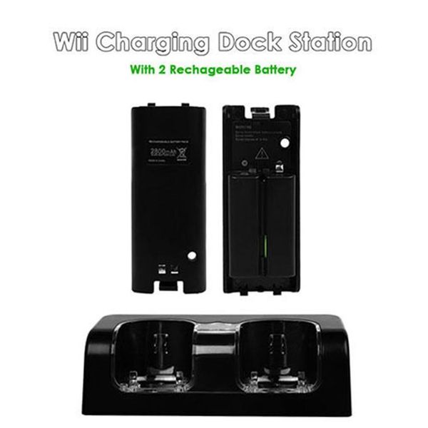 for nintend wii remote controller charger charging dock station +2 batteries game accessories
for nintend wii remote controller charger charging dock station +2 batteries game accessories