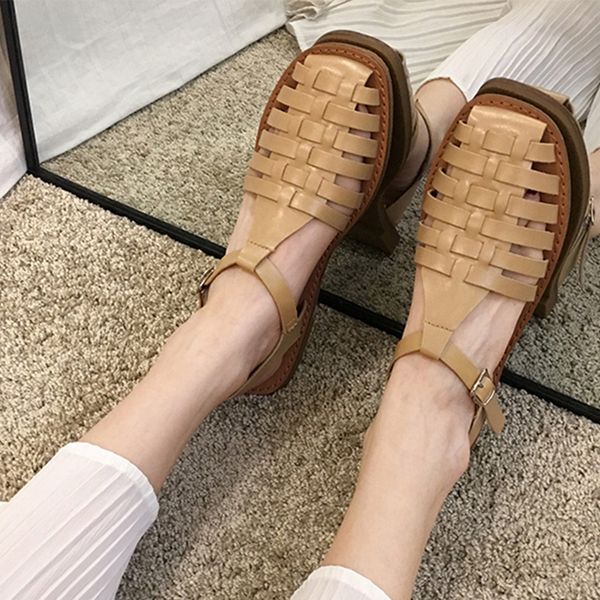 women 2020 new summer outdoor sandal baotou square females flip flop ladies woman slipper elegant causal slides shoes, Black
women 2020 new summer outdoor sandal baotou square females flip flop ladies woman slipper elegant causal slides shoes, Black