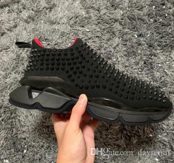 dress party walking shoes luxury red men women casual spikes rivets rhinestone bottom shoes sneakers chaussures de sport slip on, Black
dress party walking shoes luxury red men women casual spikes rivets rhinestone bottom shoes sneakers chaussures de sport slip on, Black
