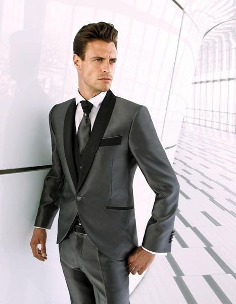 classic shawl lapel wedding tuxedos slim fit suits for men groomsmen suit three pieces prom formal suits (jacket+pants+vest+tie) 564, Black;gray
classic shawl lapel wedding tuxedos slim fit suits for men groomsmen suit three pieces prom formal suits (jacket+pants+vest+tie) 564, Black;gray