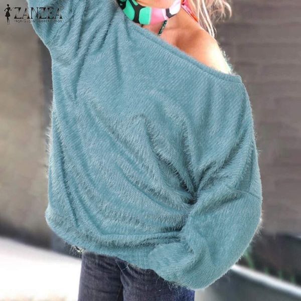 5xl zanzea o neck pull sweatshirt autumn long sleeve faux fur pullovers women casual solid jumper female fashion tunic, White;black
5xl zanzea o neck pull sweatshirt autumn long sleeve faux fur pullovers women casual solid jumper female fashion tunic, White;black