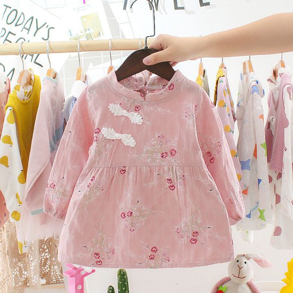 promotion 2019 girls chinese style dress children autumn clothing princess cute one-piece baby spring wear, Red;yellow
promotion 2019 girls chinese style dress children autumn clothing princess cute one-piece baby spring wear, Red;yellow