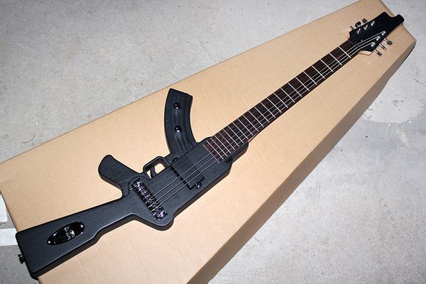 factory custom left handed black unuaual electric guitar with gun shape body,rosewood fingerboard,chrome hardwares,can be customized
factory custom left handed black unuaual electric guitar with gun shape body,rosewood fingerboard,chrome hardwares,can be customized