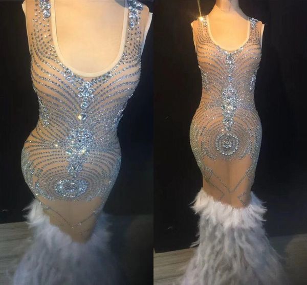 2020 luxury crystal white feather prom dresses evening dress mermaid long african formal evening gowns black girls graduation gala dress, Black;red
2020 luxury crystal white feather prom dresses evening dress mermaid long african formal evening gowns black girls graduation gala dress, Black;red