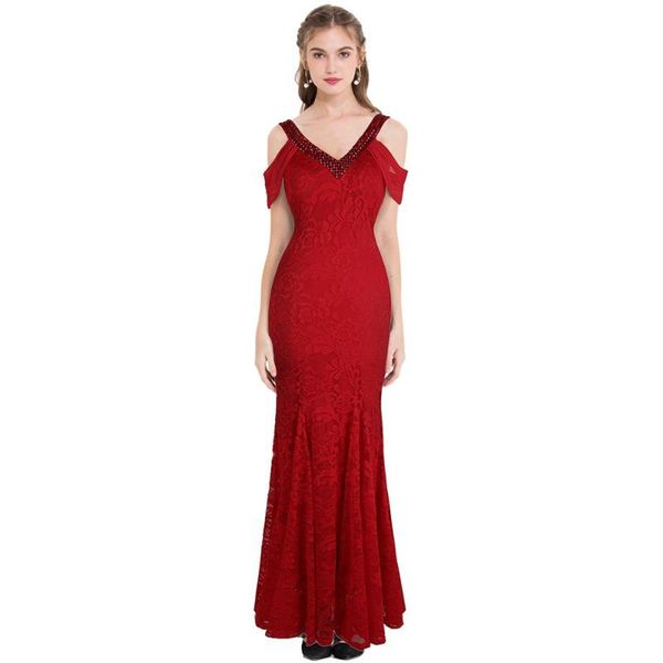 angel-fashions women's evening dress off shoulder lace beading crystal maxi elegant bodycon party gwon red 477, White;black
angel-fashions women's evening dress off shoulder lace beading crystal maxi elegant bodycon party gwon red 477, White;black