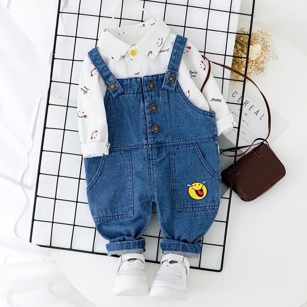 малыш мальчик в девочке джинсовый комбинезон одежда set рубашка + pant 2pcs наборы мальчиков весна осень outwear моды одежды 1 2 3 4 год, White
малыш мальчик в девочке джинсовый комбинезон одежда set рубашка + pant 2pcs наборы мальчиков весна осень outwear моды одежды 1 2 3 4 год, White