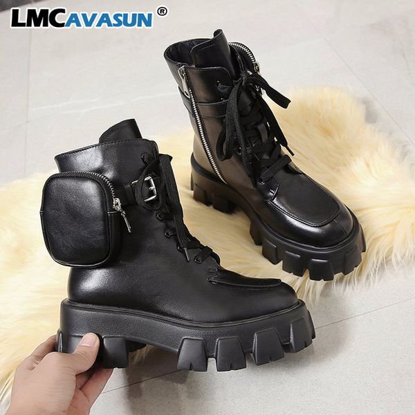 lmcavasun 2020 women pocket boot lace up ladies ankle boots female combat runway buckle strap ankle boot woman platform shoes, Black
lmcavasun 2020 women pocket boot lace up ladies ankle boots female combat runway buckle strap ankle boot woman platform shoes, Black